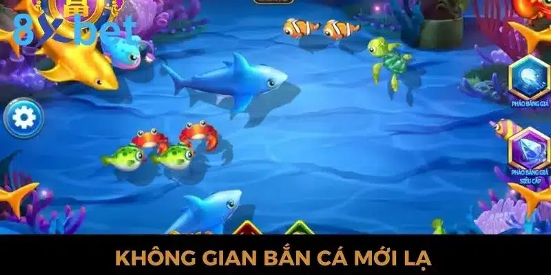 Không gian bắn cá casino rất mới lạ